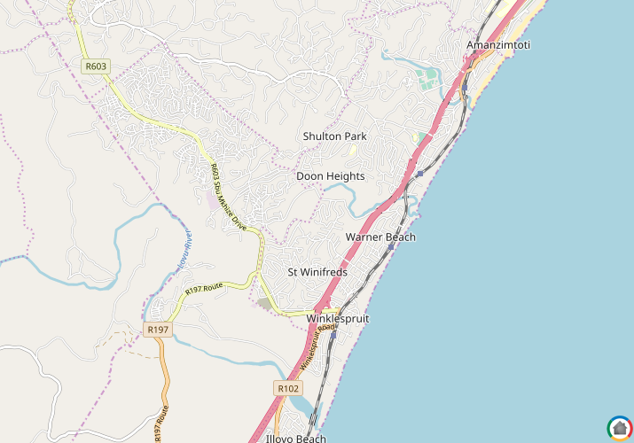 Map location of Illovo Glen 